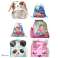 Variety of school backpacks for infants and babies in an assorted batch with character themes image 1