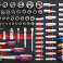 WORKSHOP ROLLER 9/7 Laden, RVS CRV, ROOD, PRO KRAFTMULLER foto 1