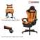 Chaise de jeu ou de bureau ergonomique Herzberg Jaune photo 3