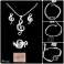 Veľkoobchod 925 Sterling Siler Plated Costume Idenotery Lot - náušnice, náramky, prívesky a prstene fotka 1
