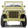 Kjør på Jeep Willy elektrisk barnebil - 4x45W motor - 12V / 14Ah batteri - EVA dekk - fjernkontroll - fremover og bakover, 2 trinns rask / sakte, myk start, LED-belysning, MP3-lyd, bilde 2