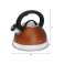 Premium Quality Stainless Steel Whistling Kettle, Model KH-3246 - 3.0L Capacity for Various Cooking Surfaces image 5