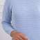 . Sweater put on over the head, classic cut, front and ribbed sleeves, smooth back. Welt at the bottom. image 5