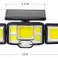 SOLAR LAMP 204 COB SEPARATE PANEL + REMOTE CONTROL SKU: 376-B image 2
