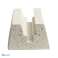 Supports tablette/livre Gusta en béton blanc - Home déco photo 3