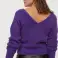 Maglioni viola H&M con scollo a V realizzati in morbido filato soffice foto 2