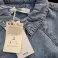 Mango jeansskjorta dam Premium tyg 100 % bomull Denim XS till XL bild 3