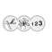 Vogels XCW250WH cable guide image 5