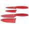 WMF knife set stainless steel red ergonomic touch 18.7908.5100 image 2