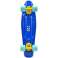 Meteor skateboard plastika Plavo-plavo-žuta 22629 22629 slika 2