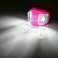 Velosipēdu lukturu komplekts Meteor Flex rozā 31592 31592 attēls 2