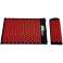 Acupressure and massage mat with pillow 67x42x2cm EB FIT black-red 1030500 1030500 image 3