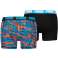 Boxers masculinos Puma Camo 2P azul,preto 935530 02 935530 02 foto 1