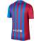 Camisa masculina Nike FC Barcelona Dri-FIT Stadium Jersey Ss Home Borgonha-azul CV7891 428 CV7891 428 foto 1