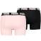 Puma Basic Boxer 2P boxers hombre rosa, negro 906823 53 906823 53 fotografía 1