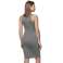 Damenkleid 4F Mittelgrau H4L21 SUDD012 24M H4L21 SUDD012 24M Bild 3