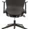 Biuro kėdė pasukama kėdės tinklelis juoda/pilka nuotrauka 6