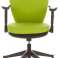 Irodai szék Traffic 20 szövet zöld Forgószék ergonomikus karfa kép 2