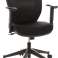 Biuro kėdė pasukama kėdės tinklelis juoda/pilka nuotrauka 7