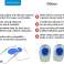 Pack de 2 pares de taloneras de gel de silicona Orthopeo para hombre fotografía 5