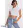 Wholesale basic short sleeve t-shirts and crop tops image 4