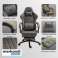 Dowinx Gaming Chair, Office Chair, PC Chair, med massasje og korsryggstøtte til salgs bilde 2