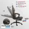 Dowinx Gaming Chair Bürostuhl PC-Stuhl mit Massage Lordosenstütze, Bild 3