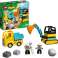 LEGO Duplo Graafmachine en Vrachtwagen 10931 foto 5