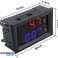 DC 0-100V 10A Digital Voltmeter Amperemeter med 2 displayer bild 1