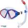 AQUA LUNG MASK TUBE HAWKEYE COMBO S AZUL-VERMELHO-BRANCO SC3974006 foto 1