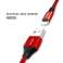 Baseus Lightning Yiven Apple-kabel 2A 1,8 m Röd (CALYW-A09) bild 3