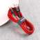 Baseus Type-C Cafule Kabel 3A 0,5m Rood + Rood (CATKLF-A09) foto 5