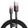 Baseus Type C Cafule cable 2A 2m Red   Black  CATKLF C91 image 1