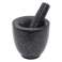 Ensemble de mortier et pilon en granit robuste KH1680 pour cuisines professionnelles photo 2