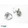 Pack d’anneaux en acier et rhodium de haute qualité pour la vente en gros photo 3
