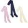 Mädchen Kleinkind 3 Einzelpack Strumpfhosen Cotton Rich 2 3 4 5 6 7 8 10 11. 12 Bild 2