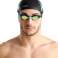 ARENA SWIMMING GOGGLES COBRA MIRROR SWIPE AQUA BLACK 004196/999 image 3