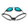 ARENA SWIMMING GOGGLES COBRA MIRROR SWIPE AQUA BLACK 004196/999 image 2