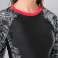 SPEEDO FEMMES MANCHES LONGUES BOOM ALLOVER RASH TOP NOIR-BLANC-ROUGE TAILLE L 8-11688B351 photo 5