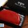 Leather pen pens case box Beltimore red G91 image 4