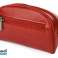 Leather pen pens case box Beltimore red G91 image 1