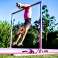 Gimnastikos strypai MASTER 150 cm - rausvos spalvos nuotrauka 4