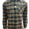 Mens Long Sleeve Shirt 100% Cotton Wholesale Different Checks and Stripe image 6