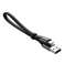 Baseus Lightning Nimble Cable Portable 2A 0.23m Black  CALMBJ B01 image 3