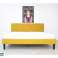 Gestoffeerd bed AMELIA 180x200 geel foto 5