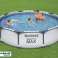 BESTWAY STEEL PRO™ MAX STEEL FRAME POOL 10' x 30&quot;/3.05m x 76cm Set de piscine 56408 photo 6