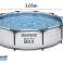 BESTWAY STEEL PRO™ MAX STEEL FRAME POOL 10' x 30&quot;/3.05m x 76cm Set de piscine 56408 photo 4