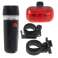 Bicycle lighting lamp LED bicycle light front and rear, battery operated image 1
