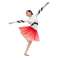 Tulle skirt tutu costume carnival costume disguise red image 2