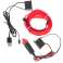 LED sfeerverlichting voor auto / auto USB / 12V strip 3m rood foto 4